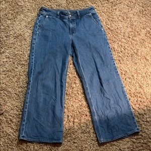 J. Crew Blue Wide Leg Women's Jeans Size 28